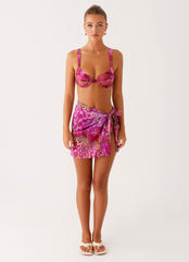 Ocean Is Calling Mini Sarong - Lavender Lagoon