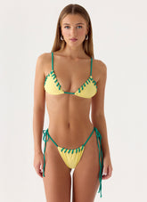 Alvana Bikini Bottoms - Bright Lemon