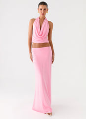 Ashi Maxi Skirt - Pink