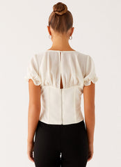 Avalee Top - Ivory