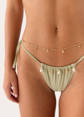 Crystal Haze Belly Chain - Gold