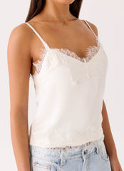 Ellora Cami Top - Ivory