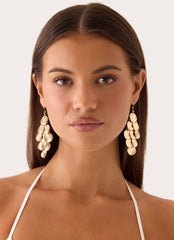 Flower Power Earrings - Gold