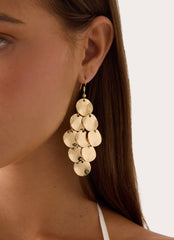 Flower Power Earrings - Gold