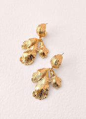 Golden Invite Earrings - Gold