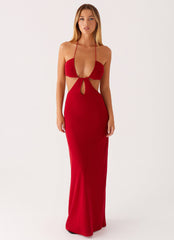 Hallie Maxi Dress - Red