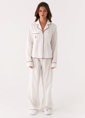 Harry Pyjama Pants - White