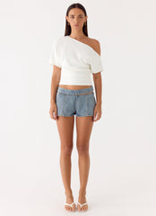 Janni Off Shoulder Top - White