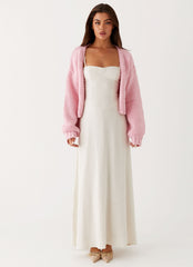 Jasleen Knit Cardigan - Pink