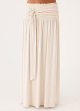 Kelli Hardware Maxi Skirt - Cream