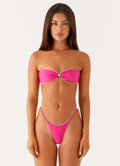 Laurel Bikini Bottoms - Fuchsia