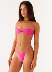 Laurel Bikini Bottoms - Fuchsia