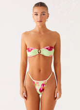 Laurel Bikini Bottoms - Green Tropical