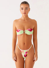 Laurel Bikini Bottoms - Green Tropical