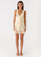 Log In Mini Dress - Spring Meadow