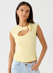 Luxie Top - Yellow