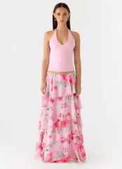 Melody Remedy Tiered Maxi Skirt - Petal Soleil