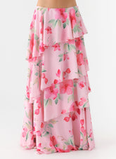 Melody Remedy Tiered Maxi Skirt - Petal Soleil