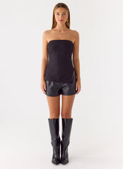 Midnight Glance Top - Black