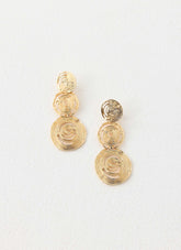 Mocha Kiss Earrings - Gold