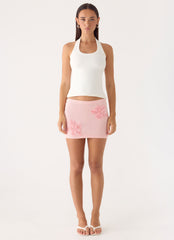Neverland Mini Skirt - Baby Pink
