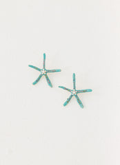 Ocean Glint Earrings - Blue
