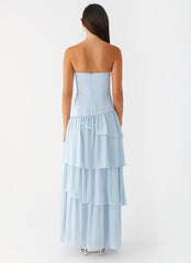 Our Story Maxi Dress - Pastel Blue