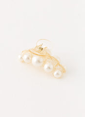 Oyster Club Claw Clip - Pearl