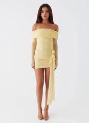 Rosa Franca Mini Dress - Yellow