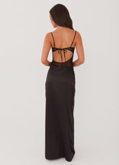 Palais Royale Lace Maxi Dress - Black