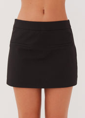 Sarah Mini Skirt - Black