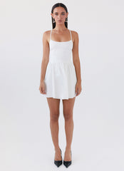Tesoro Mio Mini Dress - White