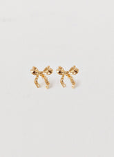 Kindra Mini Bow Earring - Gold