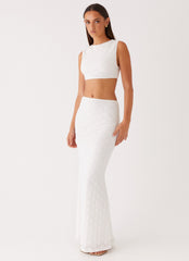 Issey Maxi Skirt - White