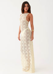 Promised Land Lace Maxi Dress - Ivory