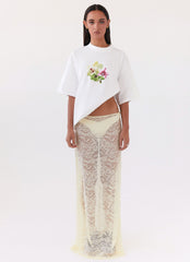 Atoir Lace Maxi Skirt - Yellow