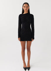 Angels Wing Dress - Black