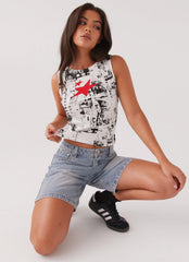 Skipper Graphic Tank Top - Editorial