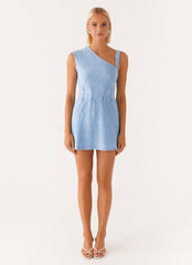 Poppy Mini Dress - Baby Blue