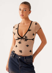 Rocca Top - Nude