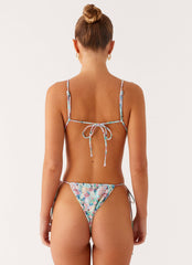 Ryland Bead Bikini Top - Santorini Floral