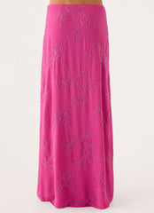Secret Spot Maxi Skirt - Berry Kiss