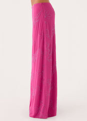 Secret Spot Maxi Skirt - Berry Kiss