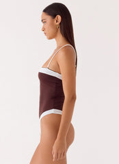 Shevie One Piece Swimsuit - Chocolate