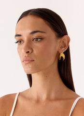Sol Beam Earrings - Gold