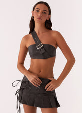 Wild Instincts Bandeau Top - Fawn