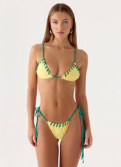 Alvana Bikini Bottoms - Bright Lemon
