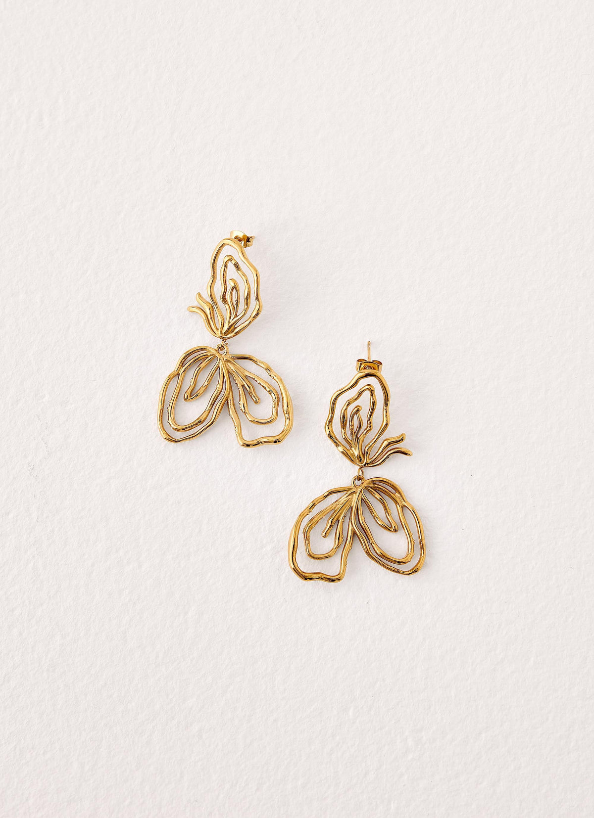 Blooming Light Earrings - Gold
