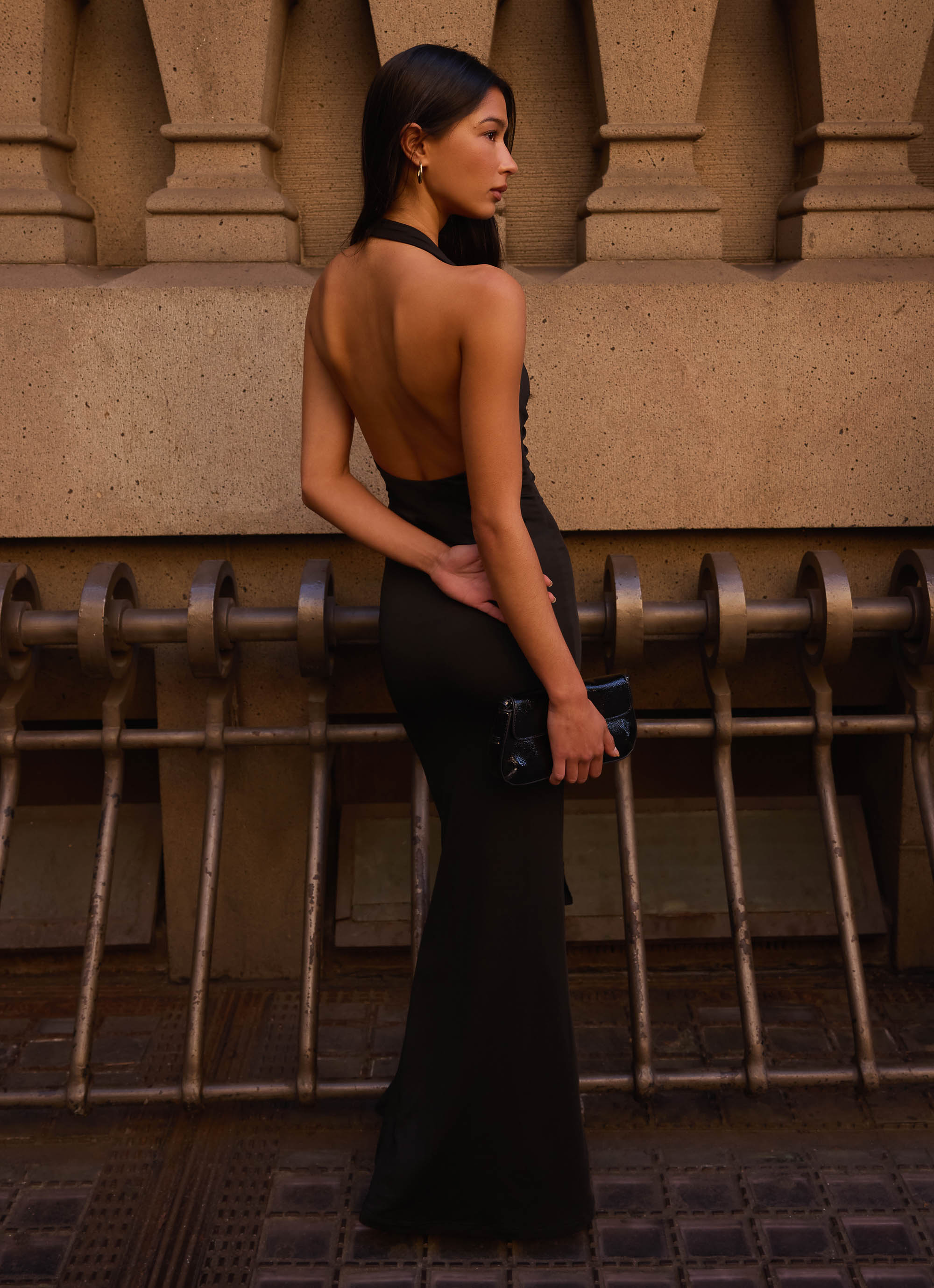 Emiliana Maxi Dress - Black