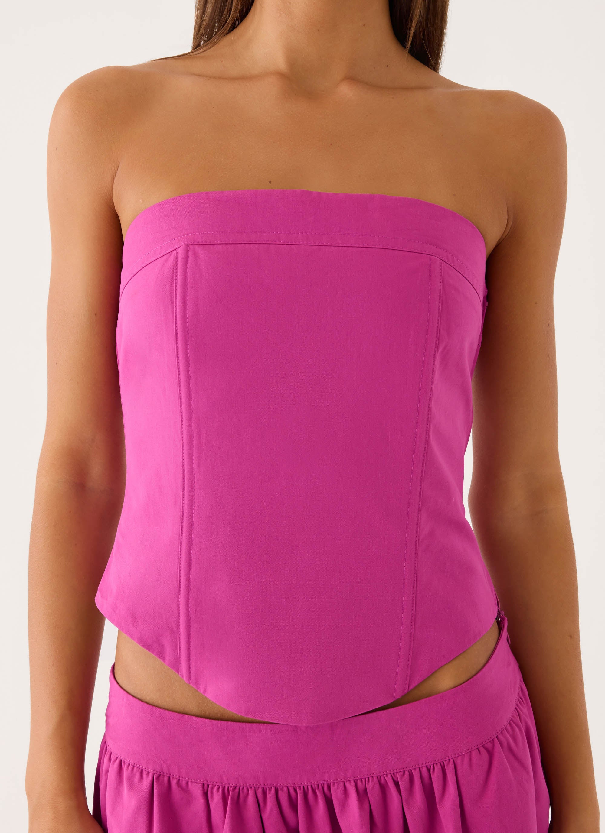 Grand Gestures Bustier - Berry Kiss